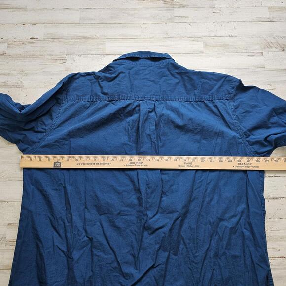 CINCH Shirt Men's Square Button Down XXL Blue  L/S Flip Cuff Western 2XL - Picture 5 of 5
